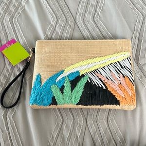 Tabitha Brown x Target raffia clutch